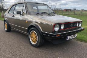 1986 Volkswagen Golf GTi Cabriolet