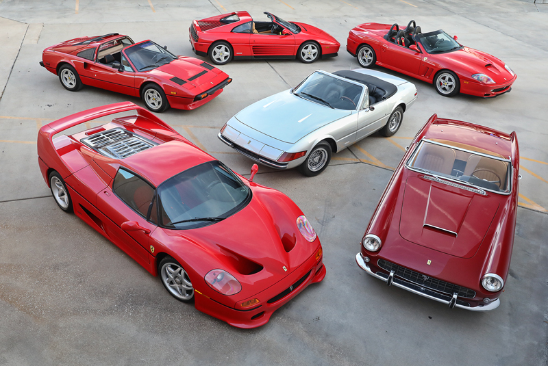 Private Collection of Ferrari Spiders